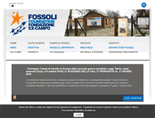 Tablet Screenshot of fondazionefossoli.org
